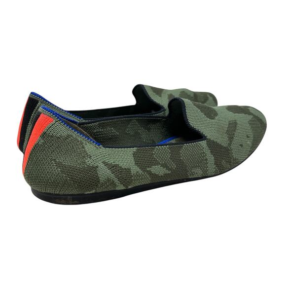 Rothy's The Loafer Flats Knit Camouflage Print Green Size 7.5 - Picture 9 of 16